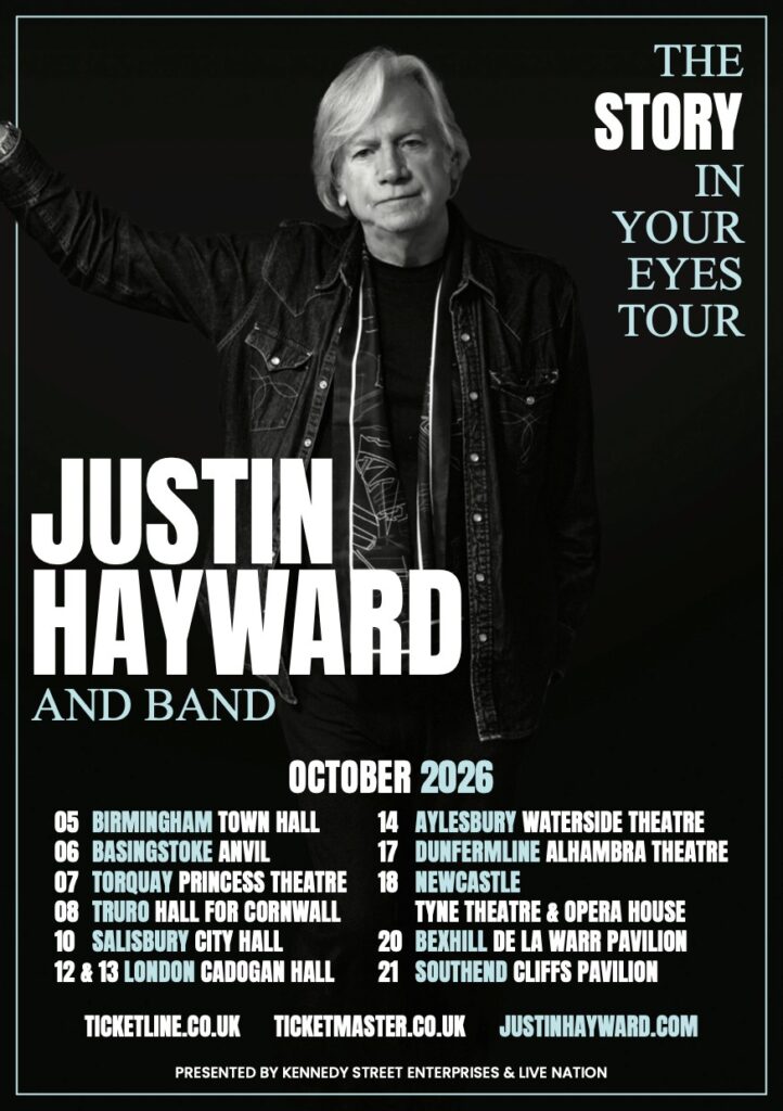Justin Hayward and Band 'The Story In Your Eyes' UK Tour October 2026