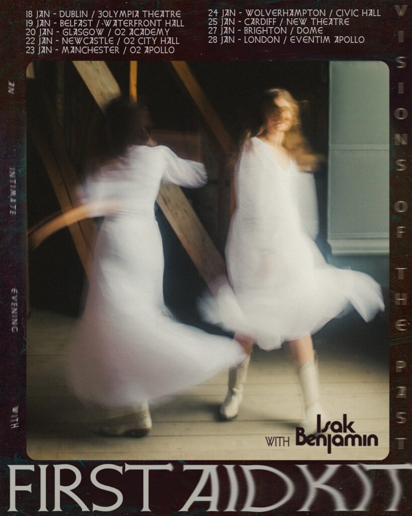 First Aid JKit 'Visions of the Past' UK Tour Poster 2027
