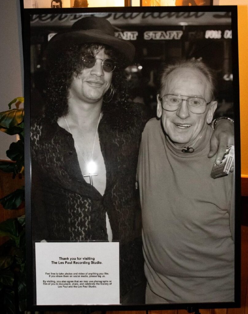 Slash and Les Paul
