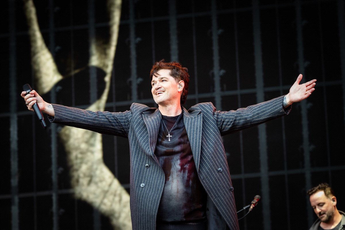 Danny from The Script at Radio 2 in the Park 2026