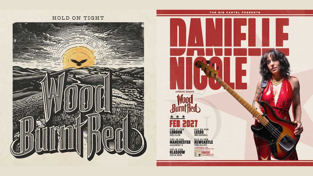 Wood Burnt Red Count My Blessings Single Artwork and Danielle Noicle Tour Poster